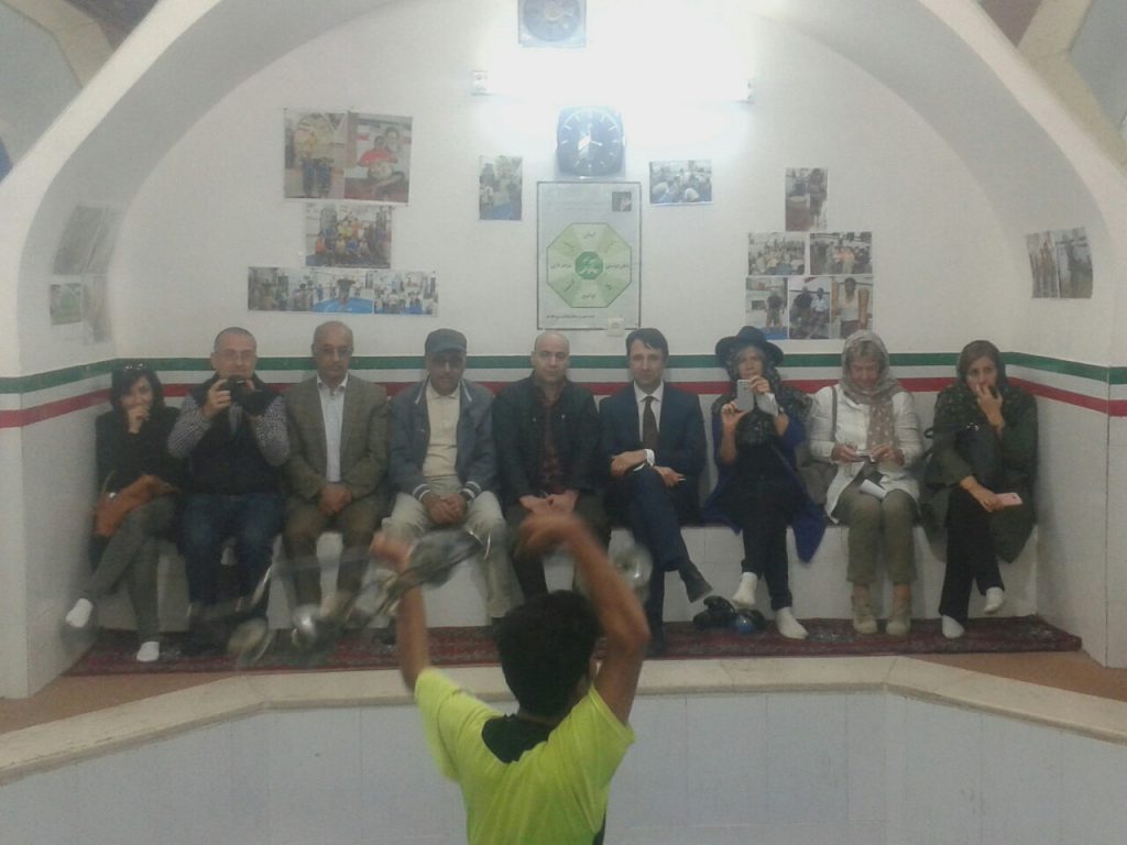 مهندسین آب در زورخانه فراشاه