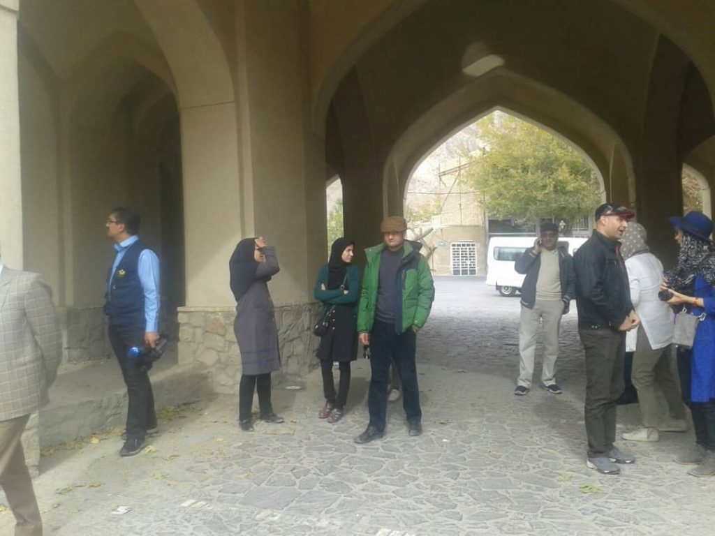 بازدید مهندسین آب از مسجد جامع فراشاه